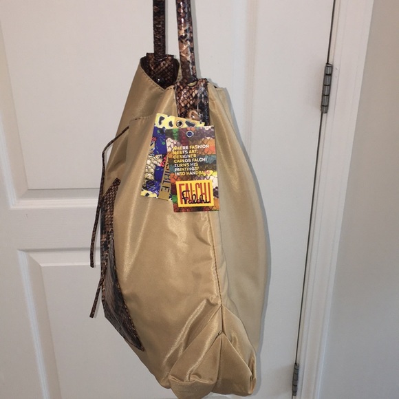 Reversible Falchi Tan and Brown Bag